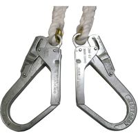 まつうら工業 両端大口径フック付 クレモナS荷揚げ用ロープ 16mmΦ×10m KMS16-10-2HOOK 1本