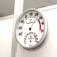 インテック グルス 大型温湿度計 GRS105 1個