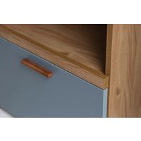 【軒先渡し】東馬 モカ オープン引出 幅598×奥行395×高さ870mm ライトブラウン 54671690 1台（直送品）