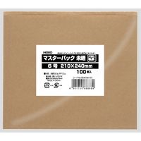 シモジマ マスターパック 6号 未晒PP 100枚 004738166 1セット(500枚:100枚入×5)