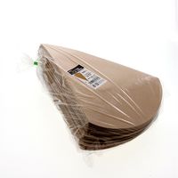 シモジマ スナック三角袋　１７-２８　未晒無地 004738296 1セット（100枚×20袋 合計2000枚）