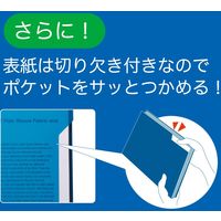 キングジム クリアーファイル パラリ（透明） 20P A4タテ 青 192TPRアオ 1セット（2冊）（直送品）