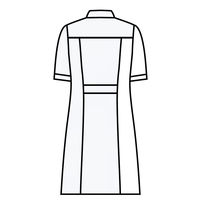 住商モンブラン ナースワンピース（半袖） ピンク 6L 73-1774 1枚（直送品）