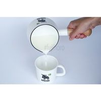 富士ホーロー moz ほうろう製　ミルクパン　12ｃｍ MOZ-12M.W 2個（直送品）