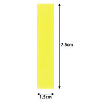 クラスタージャパン 強粘着ふせん 75×15mm カラーアソート C-KFU-18 10個