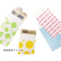 エヒメ紙工 pochico ポチ袋 ラメ クローバー 5枚入 PO-R09 1セット(1冊×10)