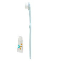 業務用ハブラシセット 使い捨て歯ブラシ コンパクト ブルー S3600-06 1箱（50本入）アイテック