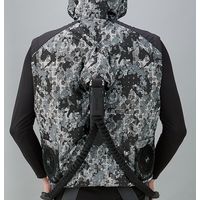 自重堂 74200（服単品）ブラックカモフラ　EL 1着（直送品）