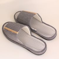 ストロング ブラックLL ハニカムメッシュの外縫いスリッパ 10-4-832-08 1セット(3足)