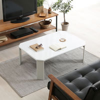 不二貿易 ルーチェ UVローテーブル 幅900×奥行600×高さ320mm ホワイト 12847 1台（直送品）