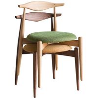 【車上渡し】AMOCC リップチェア ウォルナット×イエロー CL902(WN)-ZHAMU 1脚（直送品）