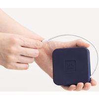 リヒトラブ ALTNA ケーブルリール<マグネット付> シリコン製 ブラック A7757-24 1セット(2個)