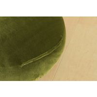 萩原 マシュマロ グレイッシュ ラウンドクッション 500×90mm グリーン 240617366 1個（直送品）