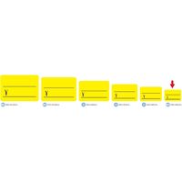 ササガワ ケイコーカード 特小 ¥入り レモン 14-3615 1セット(1冊(30枚)×5)