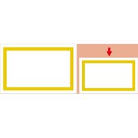 ササガワ ショーカード 小 金箔枠 17-6103 1セット(1冊(30枚)×5)