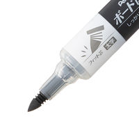 ぺんてる ホワイトボードマーカー ノックル ボードにフィット ソフト丸 中太字 黒 EMWL5BF-A 10本