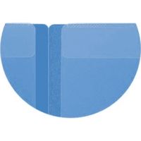 キングジム スーパーハードホルダー 2ポケット透明(マチなし) A4タテ 赤 747Tアカ 1セット(5枚)（直送品）