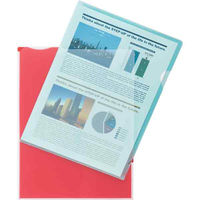 キングジム スーパーハードホルダー透明(マチ付き) A4タテ 黄 758Tキイ 1セット(5枚)