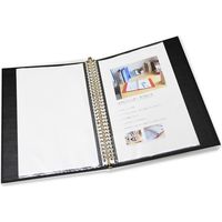 マルマン ルーズリーフ クリアポケットリーフ タフ&クリアー A4 30穴 L460FX10 1箱(50枚入×10冊)（直送品）