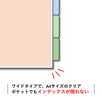 マルマン ラミネートタブインデックス A4ワイド 30穴 5山 LT3005 1セット(5冊)