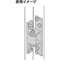 【機構部品・建築金物（丁番・蝶版・ヒンジ）】シブタニ コーナーヒンジ EFH-110S-1 1個（直送品）