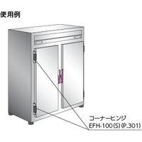 【機構部品・建築金物（ハンドル・取手・引手）】シブタニ コーナーハンドル(鍵無） EL-501 1個（直送品）