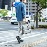 サンワサプライ 軽量カジュアルPCバッグ 15.6インチワイド グレー BAG-CA10GY 1個（直送品）