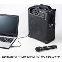 サンワサプライ ワイヤレスマイク MM-SPAMP10用 MM-SPHMW6 1個（直送品）