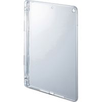 サンワサプライ iPad 10.2インチ Apple Pencil収納ポケット付きクリアカバー PDA-IPAD1618CL 1個