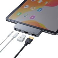 サンワサプライ iPad Pro専用ドッキングハブ iPadOS USB Type-C対応 USB-3TCHIP3 1個（直送品）