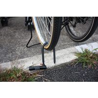 サギサカ U字マイセットダイヤルロック ブラック 7.5×13cm 43495 1個