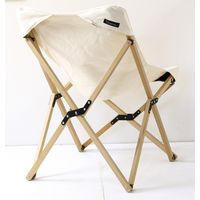 スパイス バカンス　キャンパスフォールディング　ウッドチェア　ホワイト SFVY1910WH 1台（直送品）
