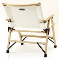 スパイス バカンス　キャンパスフォールディング　ウッドディレクターチェア　ホワイト SFVY1920WH 1台（直送品）