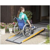 シコク 車いす用スロープ　段ない・ス　628ー070　200cm 1台　　　介援隊カタログ W1511（直送品）