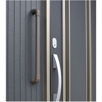 ナカ工業 34φ屋外用手摺　「グラハン」　ユニットタイプ　P-34UG　800　ダークグレー 1本　【歩行補助】介援隊カタログ R0583（直送品）