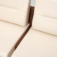 【組立設置込】コクヨ　レフィナ　ロビーチェアー　2人掛け　右アール　ローバック　アームレスチェアー　座・肘：ペールカーキ×背：　1脚（直送品）