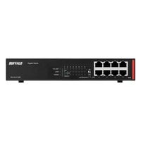 バッファロー 法人向け Giga対応 Layer2 アンマネージスイッチ 8ポート BS-GU2108P 1台（直送品）