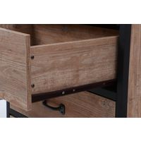 不二貿易 クルト 4段チェスト 幅600×奥行400×高さ860mm ナチュラル 98970 1台（直送品）