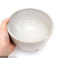 リーフ 益子焼 足付深丼 白マット 2250000685235 1個（直送品）
