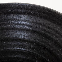 リーフ 大型手作り山野草鉢 益子焼 彩(SAI) みかげ 鉢底穴あり 2250001088585 1個（直送品）