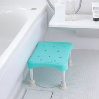 アイリスオーヤマ バスチェア 滑りにくい 風呂 イス 椅子 介護椅子 介護 補助 ステップ＆インバスチェア 吸盤付 YS-200 グリーン 1台