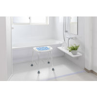 アイリスオーヤマ バスチェア 滑りにくい 風呂 お風呂 イス 椅子 介護椅子 介護 補助 シャワーチェア ハイタイプ SCN-450 ホワイト 1台