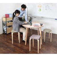 【軒先渡し】ヤマソロ Motley スタッキングスツール 角型 レッド 40-550 1セット(5脚入)（直送品）