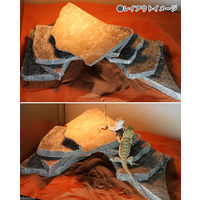 リーフ 形状お任せ 爬虫類用バスキングスポット ~ウォーム・プレート~ Mサイズ 2250002003433 1個（直送品）