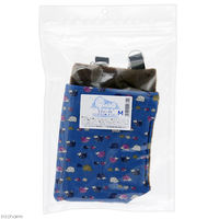 リーフ 小動物の寝袋【フリース】M ハリネズミ柄 ネイビー ハンドメイド 212882 1個（直送品）