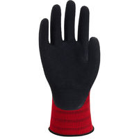 【天然ゴム背抜き手袋】 ウィード OPTY（オプティ） 天然ゴム薄手 OP-280R レッド M 1袋（5双入）