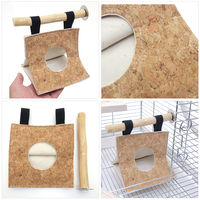 リーフ 小動物のコルク風テント ハンドメイド 398231 1個（直送品）