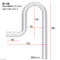 マツダ クリスタルパイプ オーバーフローパイプ 4571147641044 1個（直送品）
