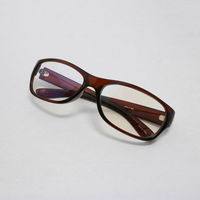 ハート光学 ブルーカットレンズ快適パソコンメガネ ブラウン PC61-2 1個