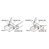 ネグロス電工 段違い口径違い金具 SD SDDPRD202010LL 1個（直送品）